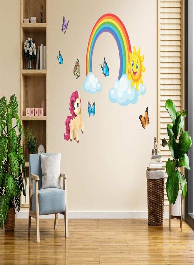 Wallbook Rainbow Wall Sticker | Wall Stickers for Home, Kitchen, Office, Bedroom & Living Room (55 x 95 cms) - Image 2